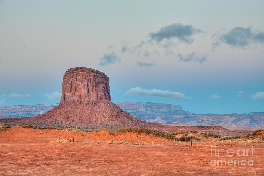 Mitchell Butte in Monument Valley Photograph by Clarence Holmes