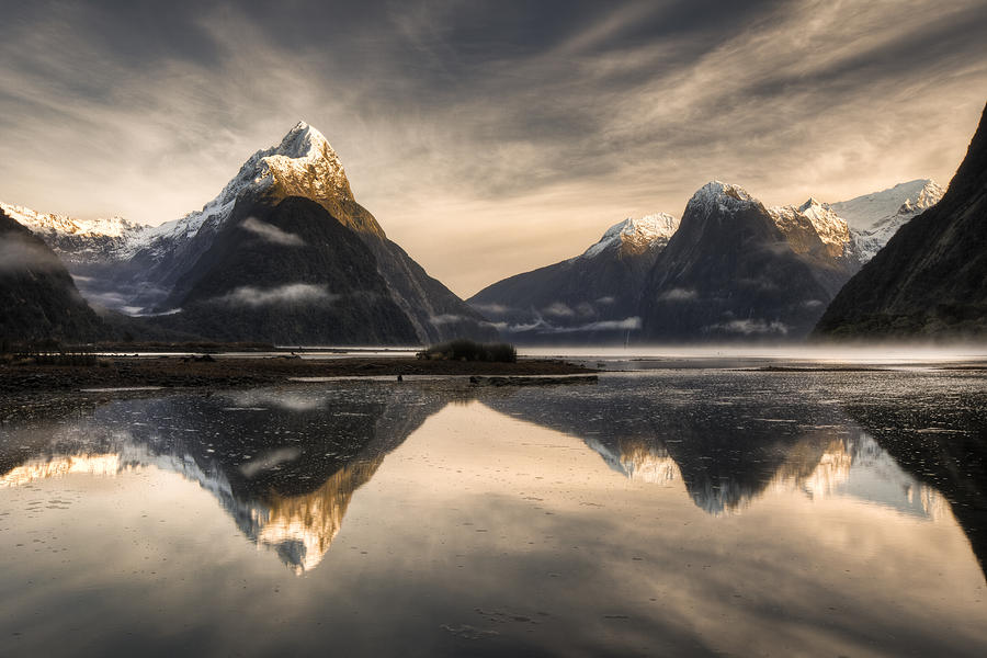 Mitre Peak And Milford Sound Photograph by Colin Monteath
