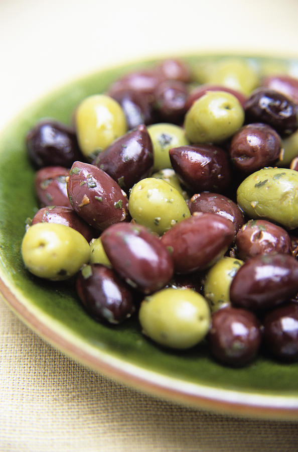 Still Life Photograph - Mixed Olives by Veronique Leplat