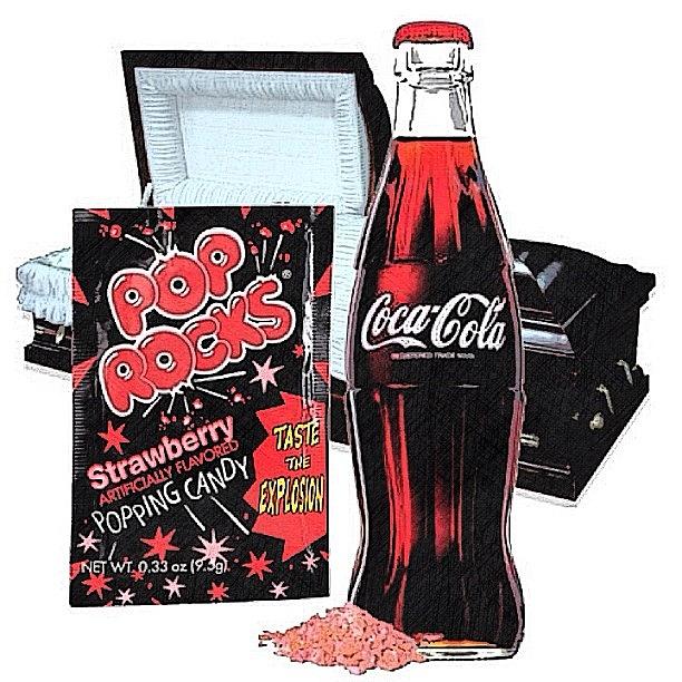 Collage Photograph - Mixing Pop-rocks And Coke Will Cause by Popdada Ken Williams