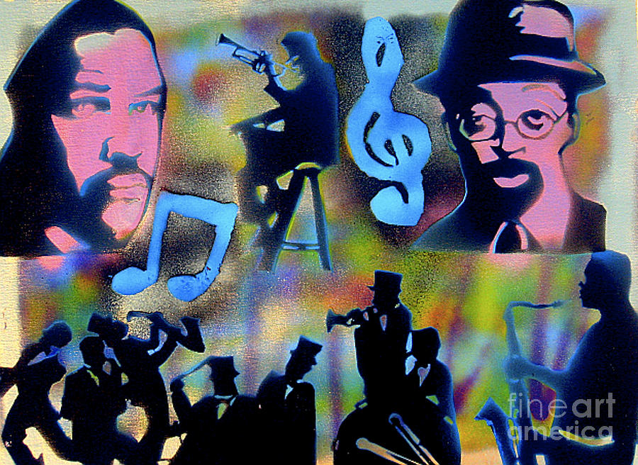 Denzel Washington Painting - Mo Betta Blues by Tony B Conscious