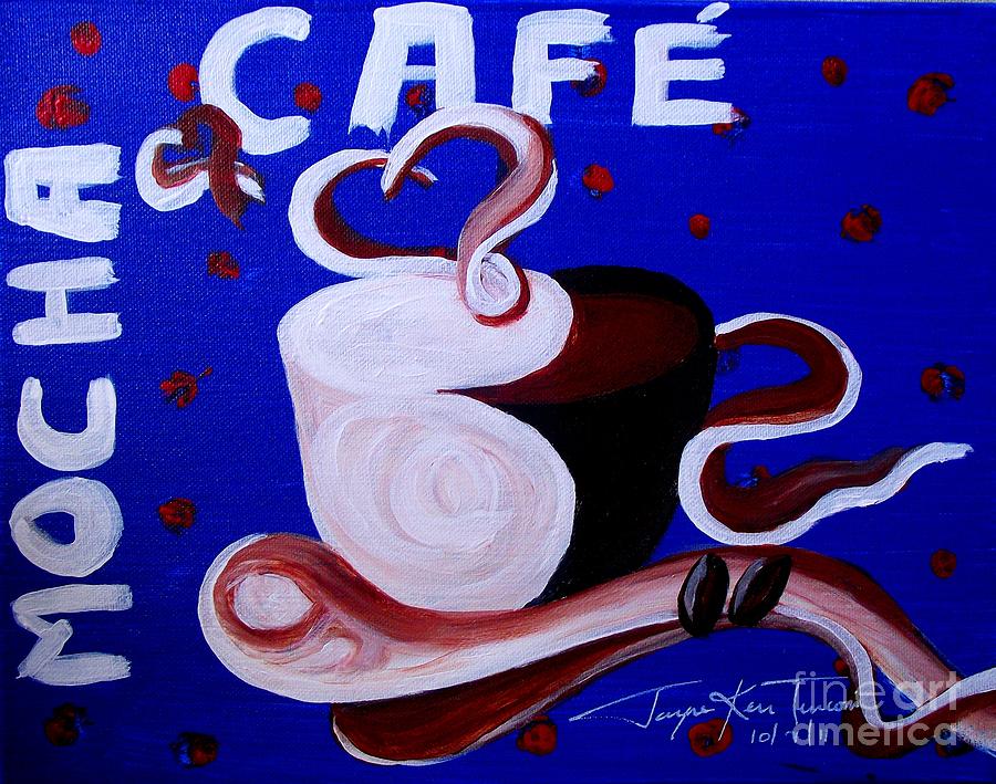 Mocha Cafe 3 Painting by Jayne Kerr 