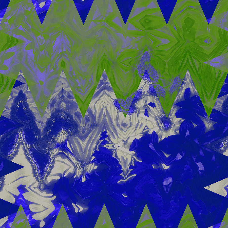 Chevron Pattern Mixed Media - Moda Chevron Pattern I by Ricki Mountain Chevron Pattern Mixed Media - Moda Chevron Pattern I by Ricki Mountain