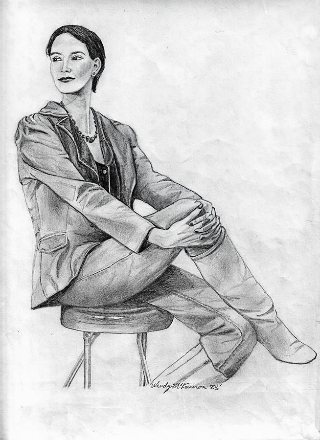 Model Drawing by Wendy McKennon
