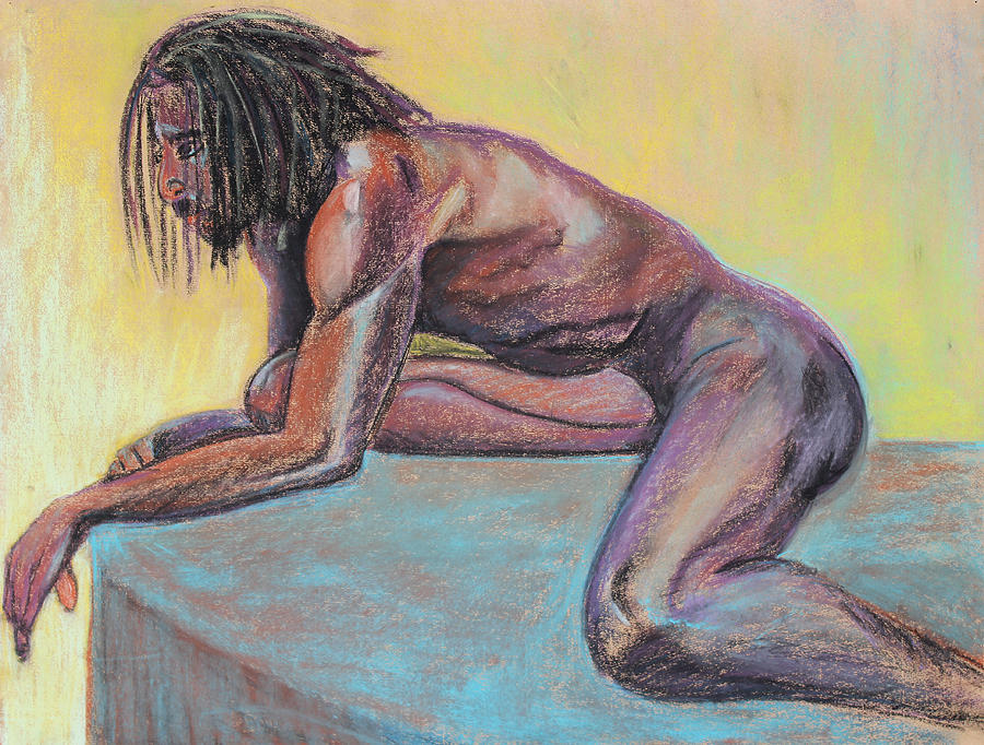 Model with Dredlocks Painting by Asha Carolyn Young