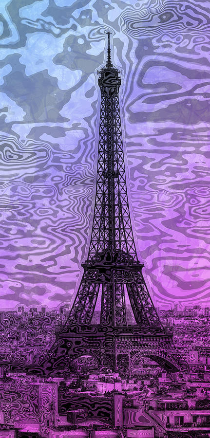 Modern-Art EIFFEL TOWER 14 Photograph by Melanie Viola