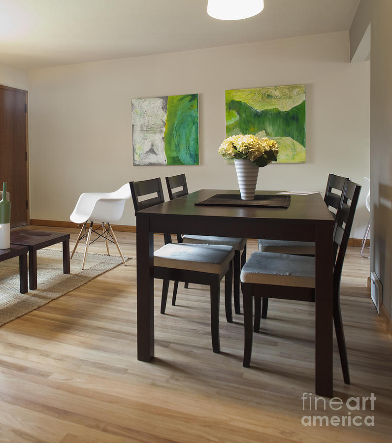 Modern Dining Room Interior Photograph by Inti St. Clair | Fine Art America