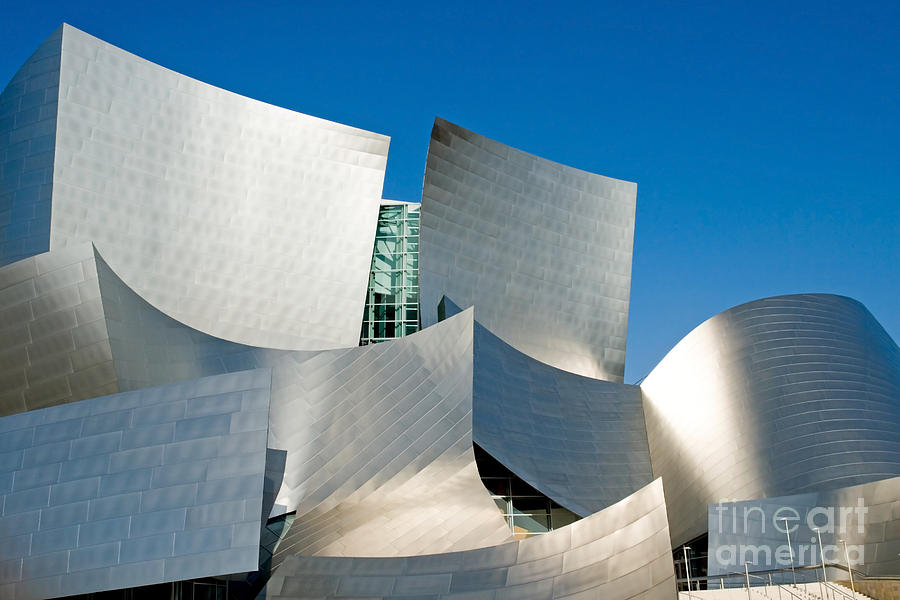 Modern Disney Concert Hall in Los Angeles California Photograph by ELITE IMAGE photography By Chad McDermott