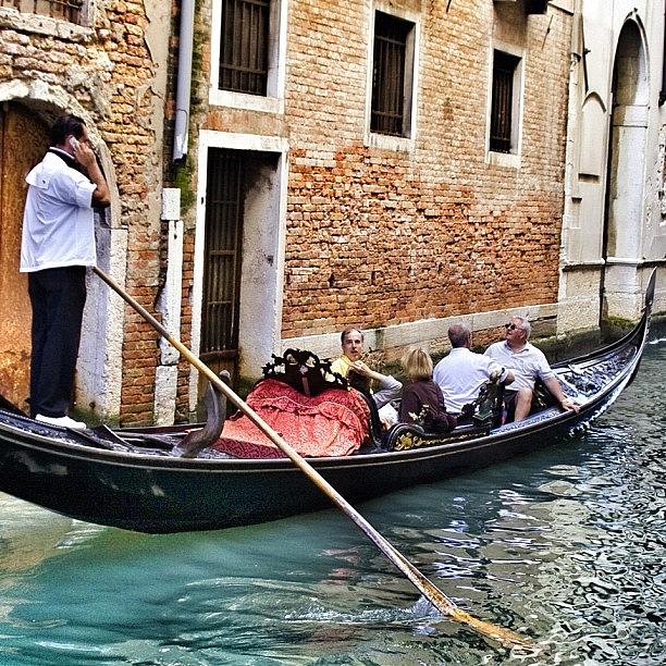 Beautiful Photograph - Modern Venice #phone #gondola #venice by Shelley Walsh