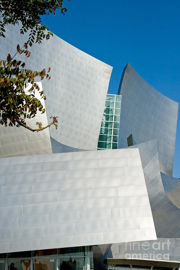 Modern Walt Disney Concert Hall in Los Angeles California Photograph by ELITE IMAGE photography By Chad McDermott