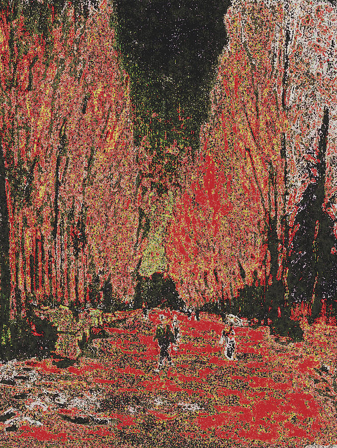 Tree Digital Art - Modified Van Gogh 1 by Modified Image