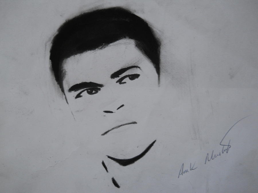 Mohammed Ali Drawing by Ahmed Mustafa | Fine Art America