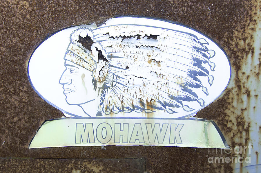 Native American Photograph - Mohawk Label by Kevin Felts