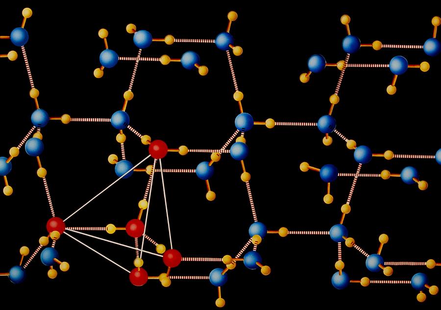 Molecular Structure Of Ice Photograph By Francis Leroy, Biocosmos - Pixels