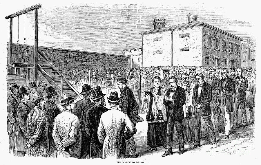 Molly Maguires Executions Photograph by Granger