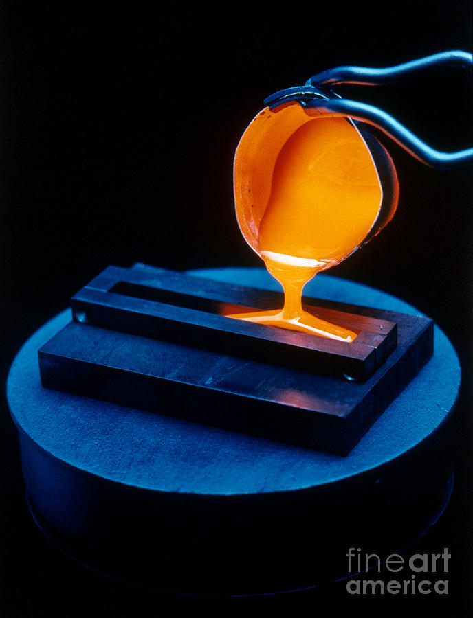 Molten Metal Photograph by U.S. Department of Energy