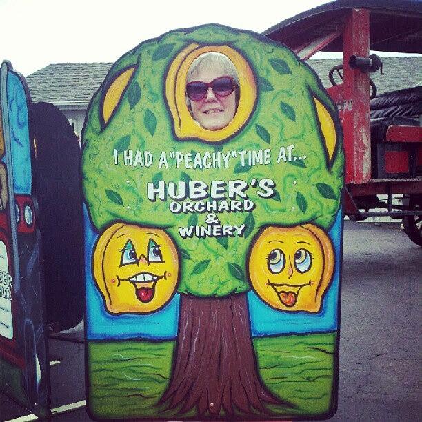 Huber Photograph - #mom #hubers #indiana #funny by Melissa Lutes