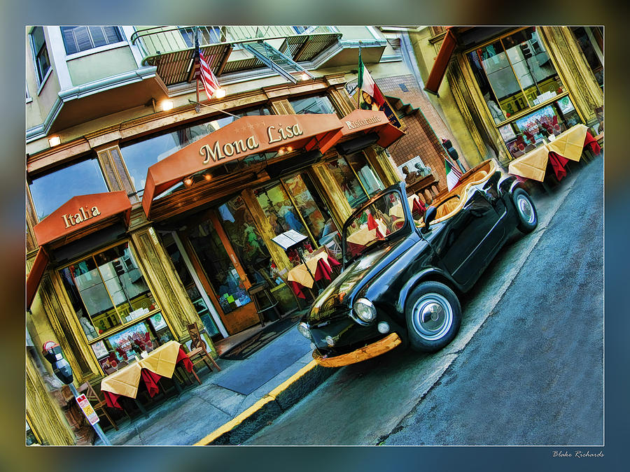 Mona Lisa Restaurant SF Photograph by Blake Richards | Fine Art America