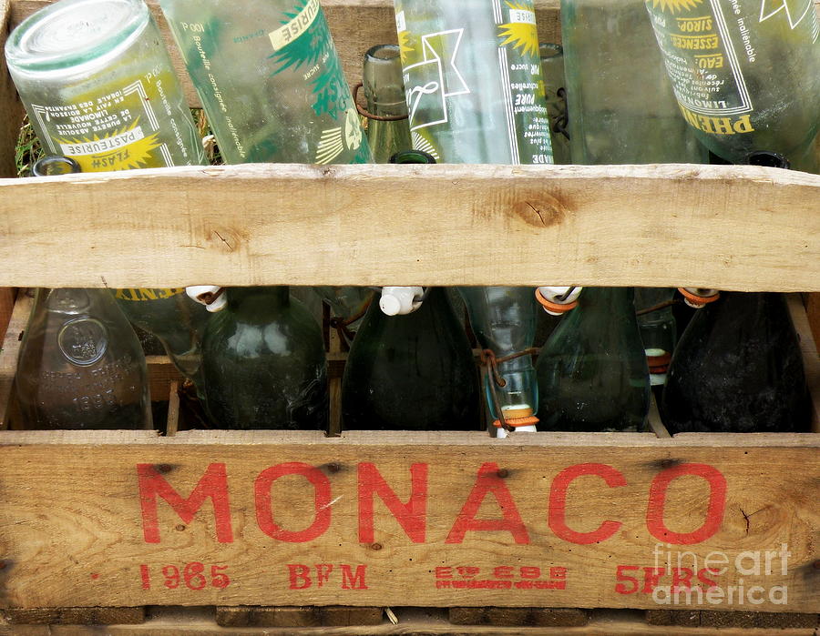 MONACO Wooden Crate Photograph by Lainie Wrightson
