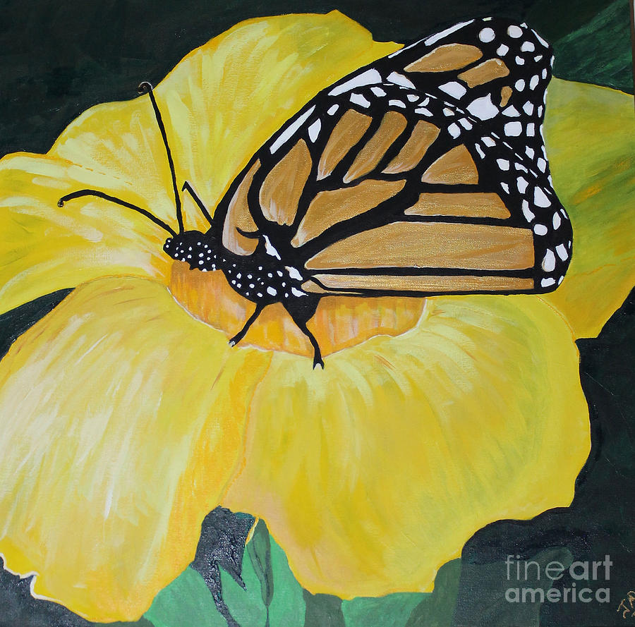 Monarch Butterfly Painting by Jane Whyte - Fine Art America