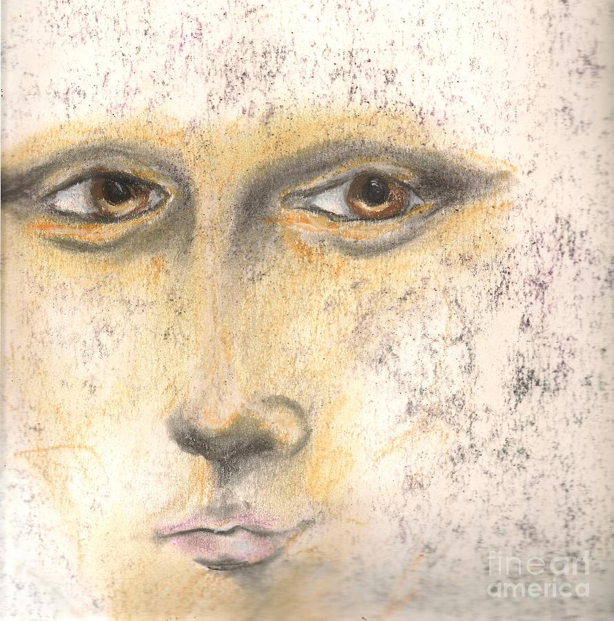 Monas Eyes 2001 Drawing by Gustavo Ramirez