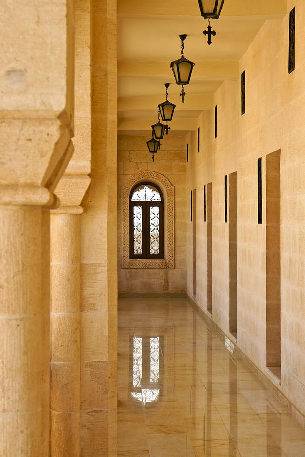 Monastery Corridor Photograph by Michele Burgess