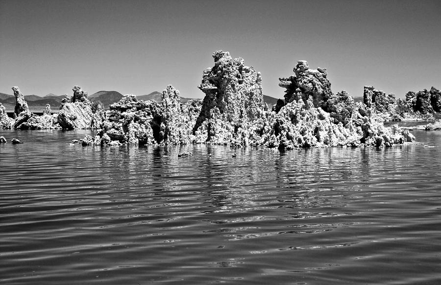 Mono Lake Tufa Reflected Photograph by Eric Tressler