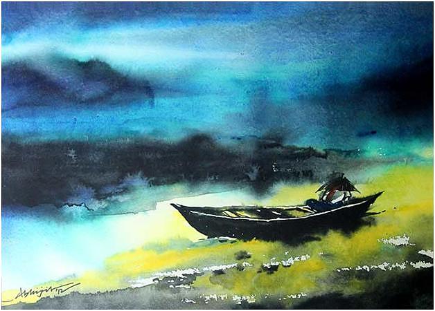 Monsoon's Arrival Painting by Abhijit Das - Fine Art America