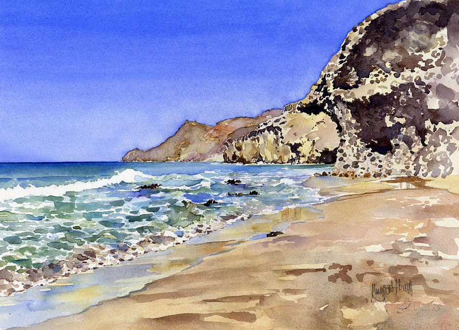 Beach Painting - Monsul Beach by Margaret Merry