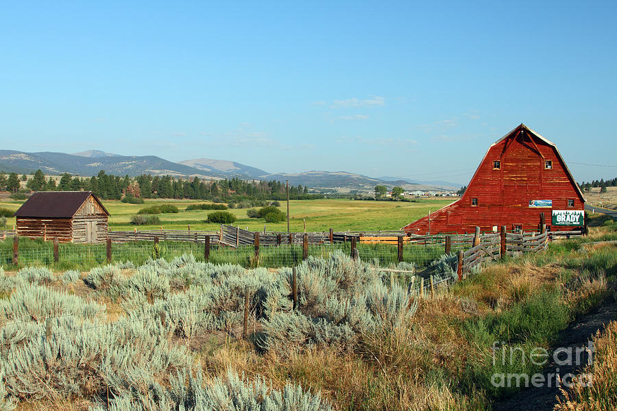 Montana Farm Photograph by Rick Mann Pixels