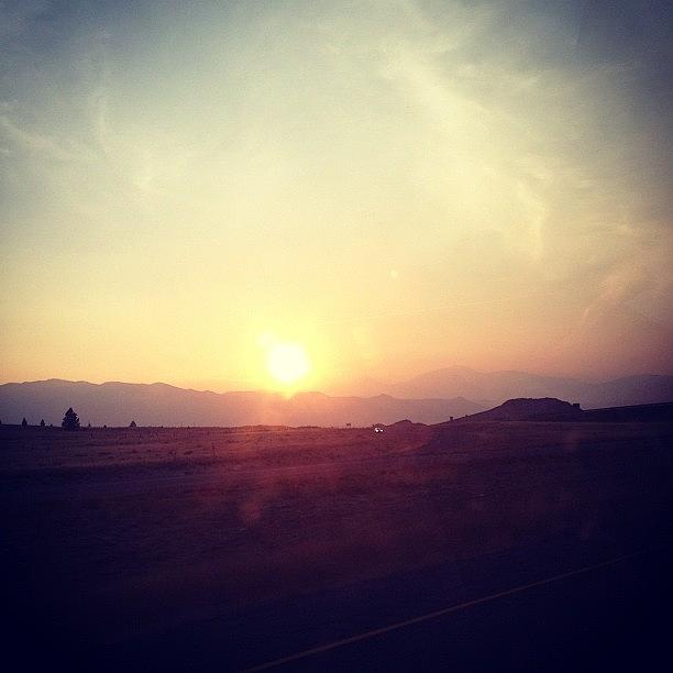Montana Photograph - #montana Sunset by Alex Munsell