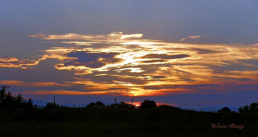 Montana Sunset Photograph by Susan Kinney