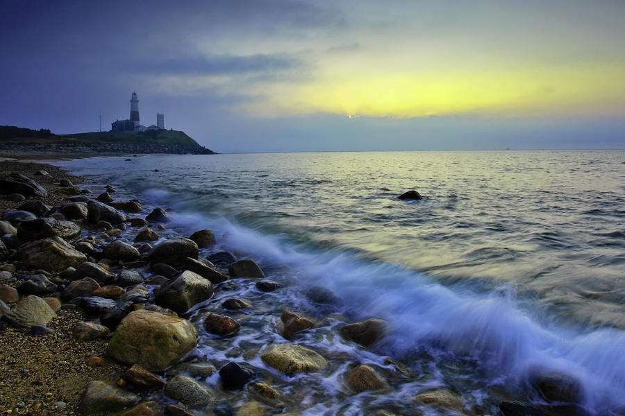 Lighthouse Photograph - Montauk Point Dawn by Rick Berk