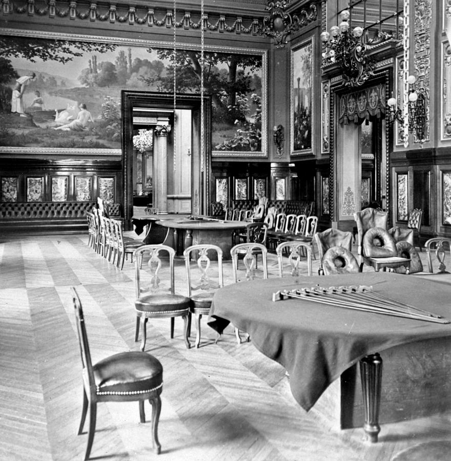 Monte Carlo - Gambling Hall - c 1900 Photograph by International  Images
