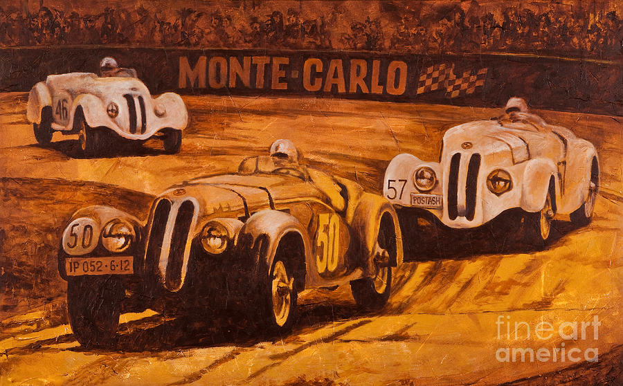 Monte-Carlo 1937 Painting by Igor Postash