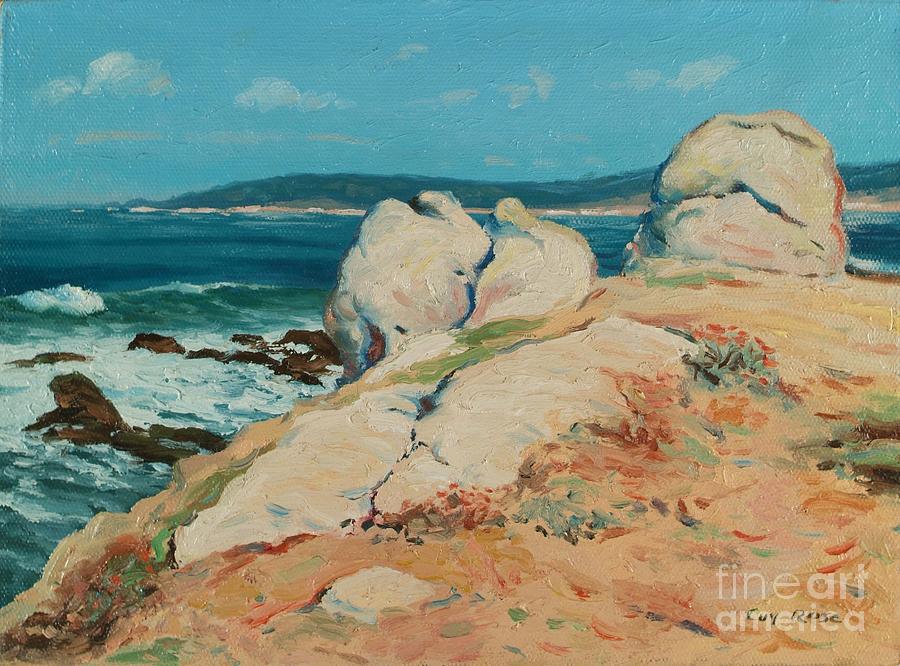 Beach Painting - Monterey Coast by Guy Rose