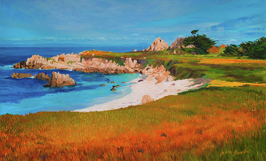 Monterey Peninsula Painting by Judith Barath
