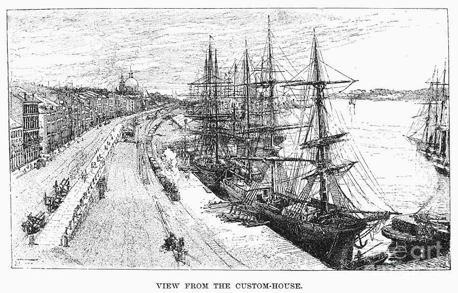 Montreal: Docks, 1889 Photograph by Granger