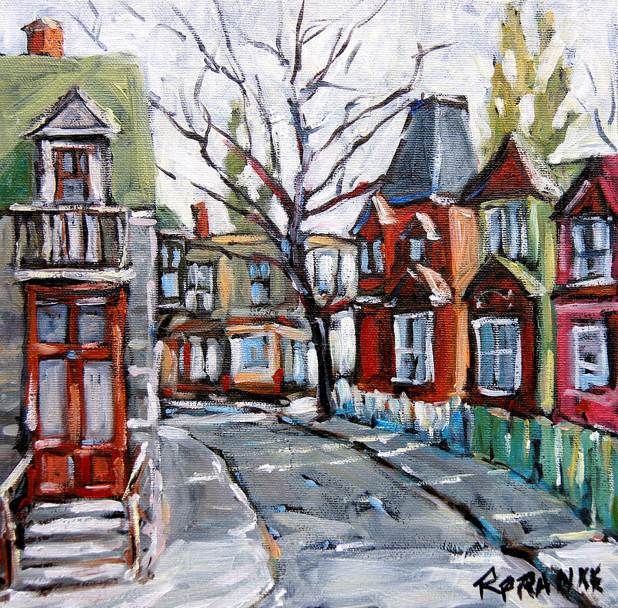 Montreal Scene 04 by Prankearts Painting by Richard T Pranke