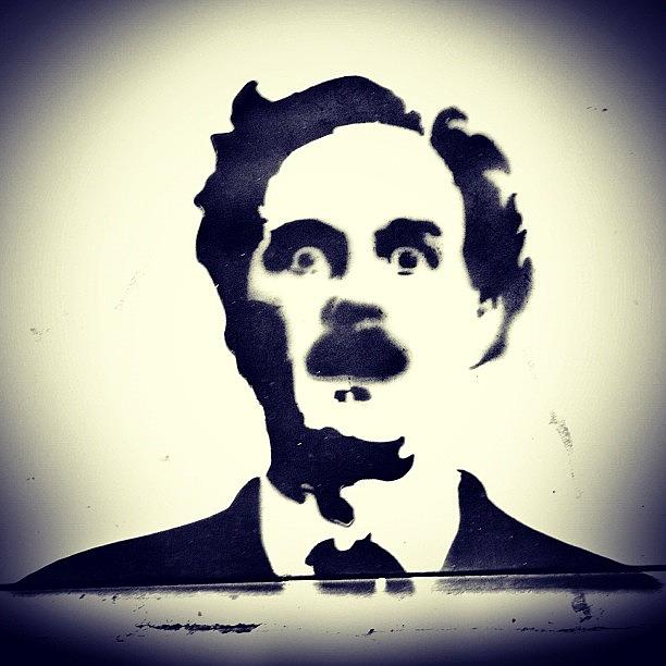 Stencil Photograph - #montypython #johncleese #comedy by A Rey