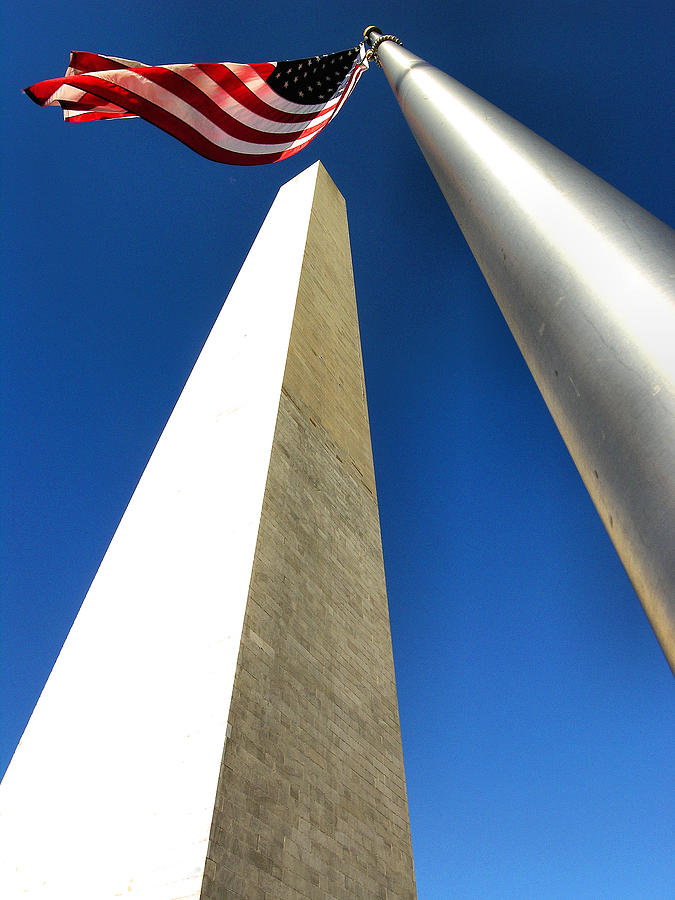 Washington Monument Photograph - Monument Rising by Steven Ainsworth