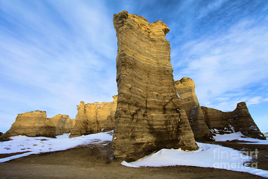 Monument Rocks Photograph by Adam Jewell