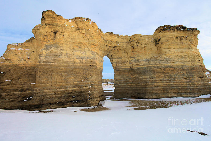 Monument Rocks Arch Photograph by Adam Jewell