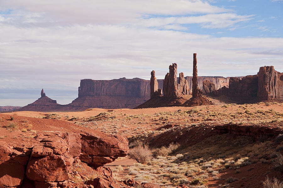 Monument Valley Totem Pole Photograph by Mike Herdering