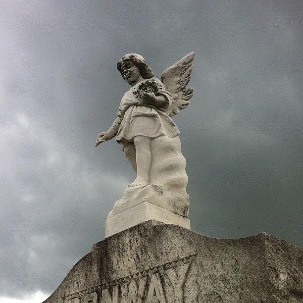 Graves Photograph - Monumental Angel by Sonjia  Kiffe