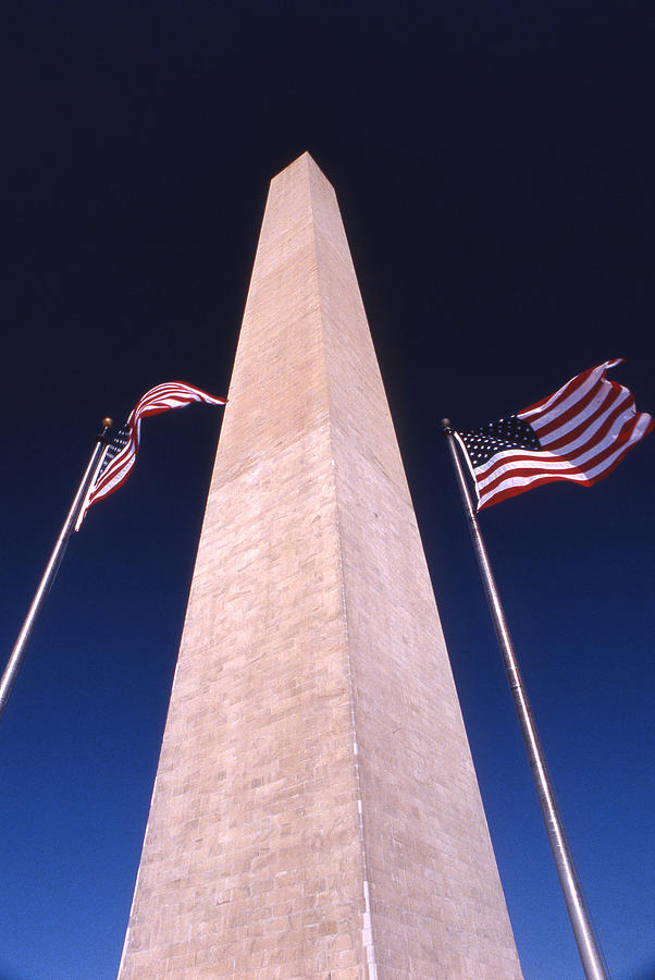 Monumental Flags Photograph by Skip Willits