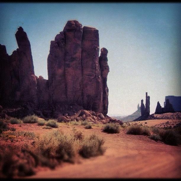 Desert Photograph - #monumentvalley #ut #az #utahgram by Yvette Harbour