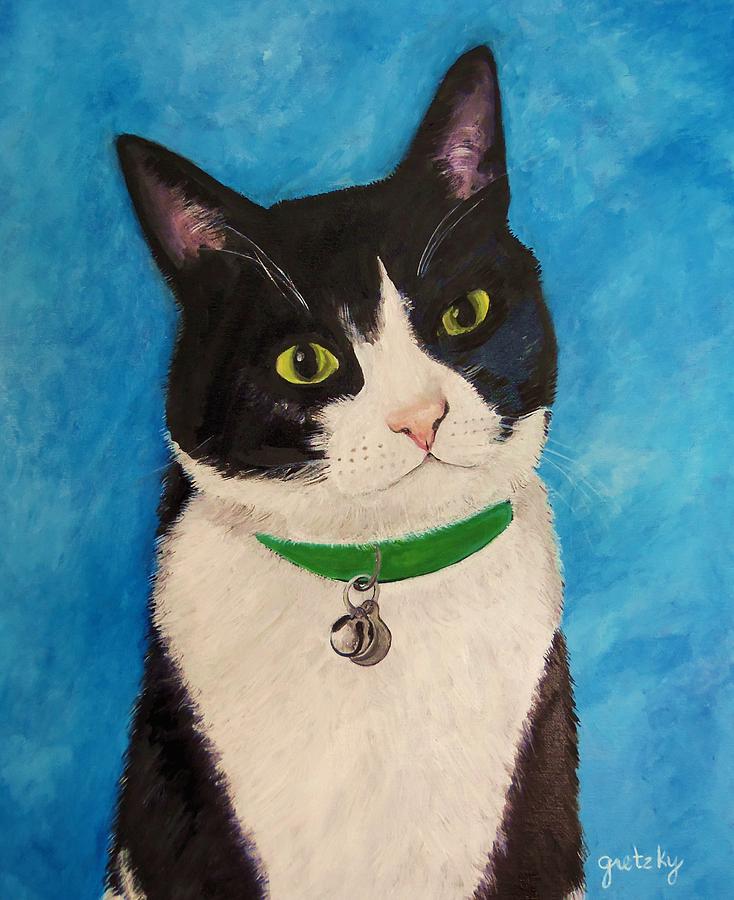 Moo The Cat Painting By Paintings By Gretzky