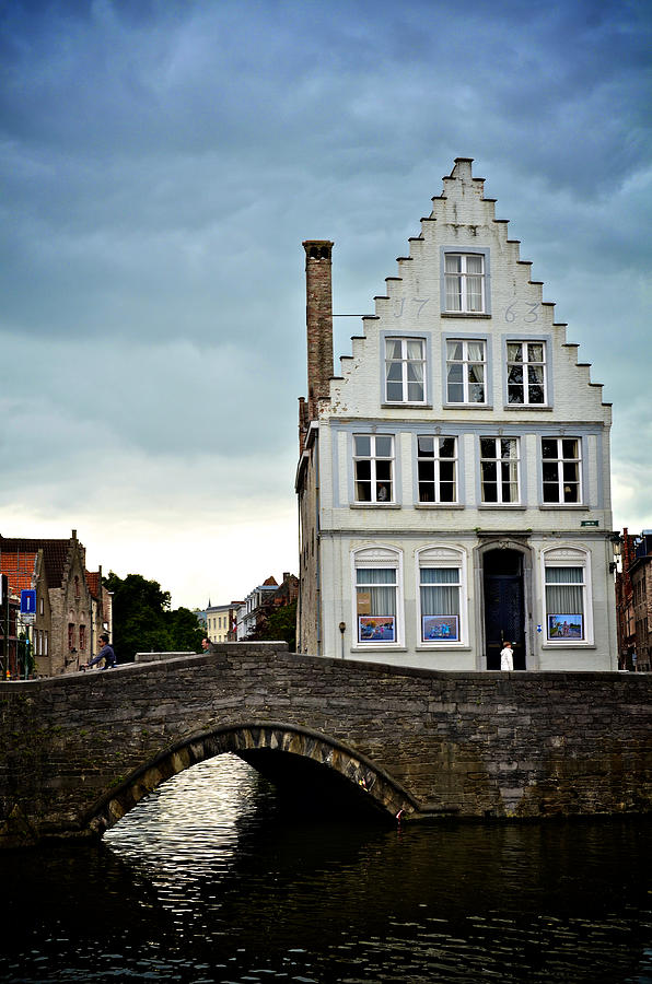 Moody Bruges Photograph by Catherine Murton