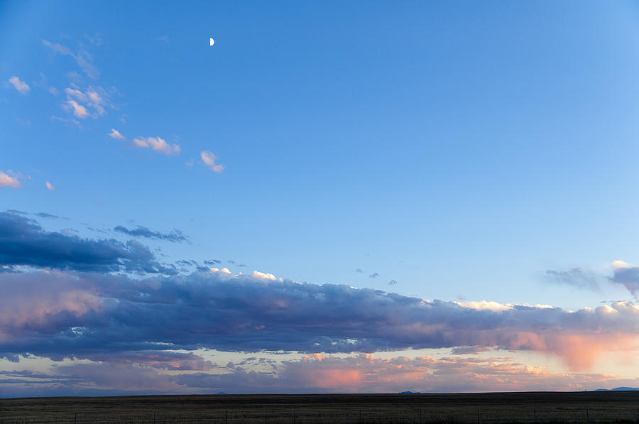 Moon Above the Horizon Photograph by Monte Stevens